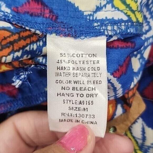 Umgee Pants multicolored boho wide leg Mid-rise festival NWT Women's Medium - Picture 6 of 6